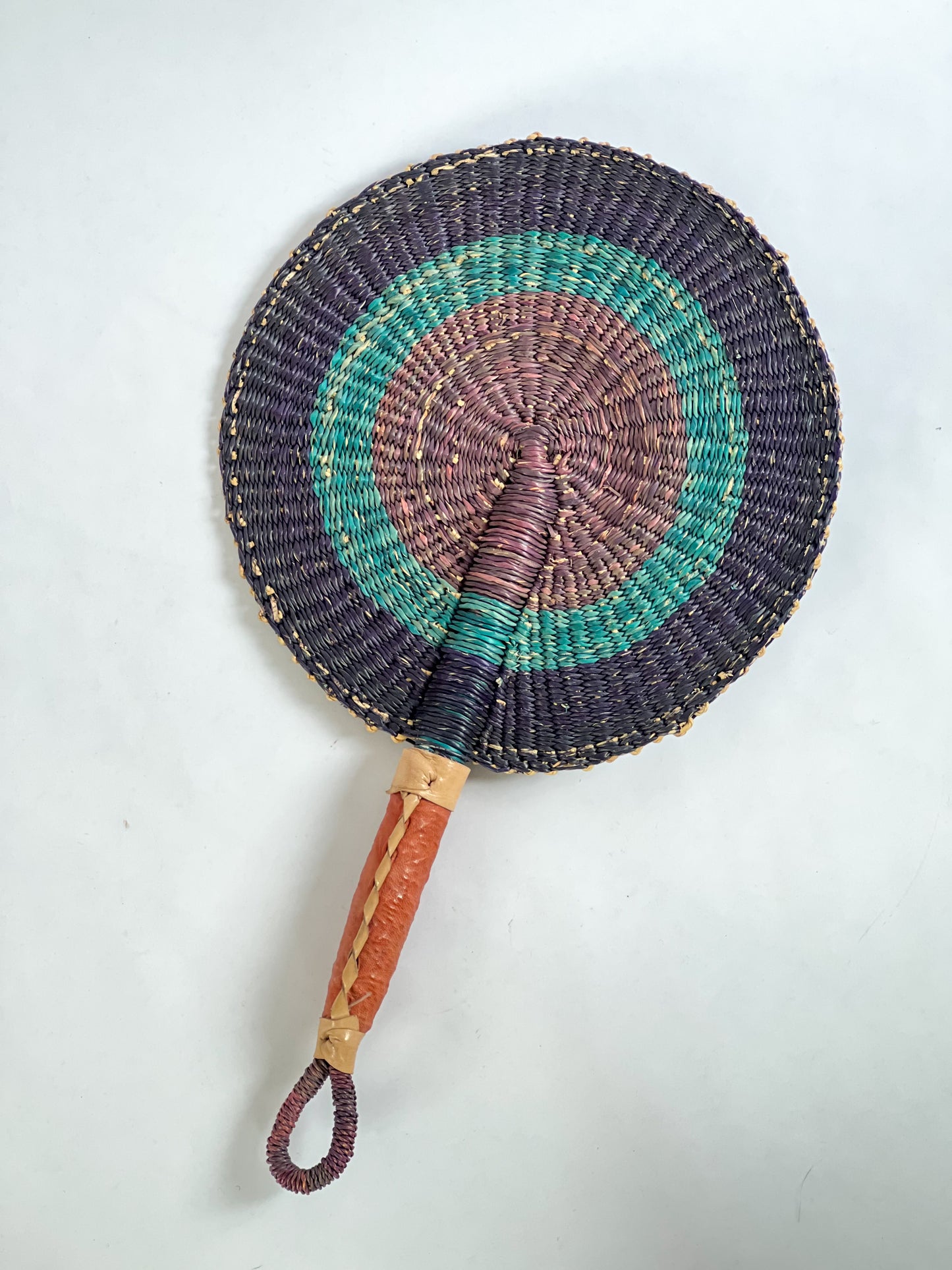 “Oasis” Hand Woven Fan