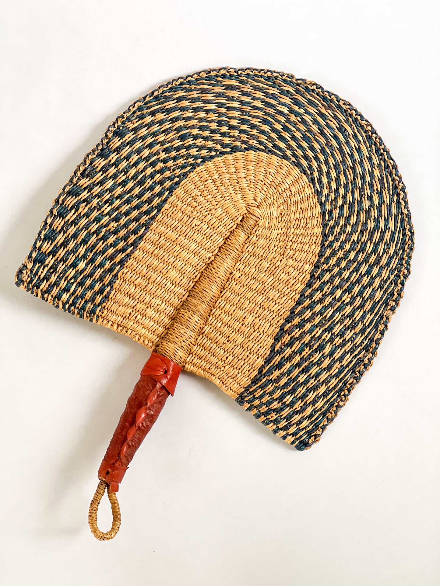 “Dune” Hand Woven Fan