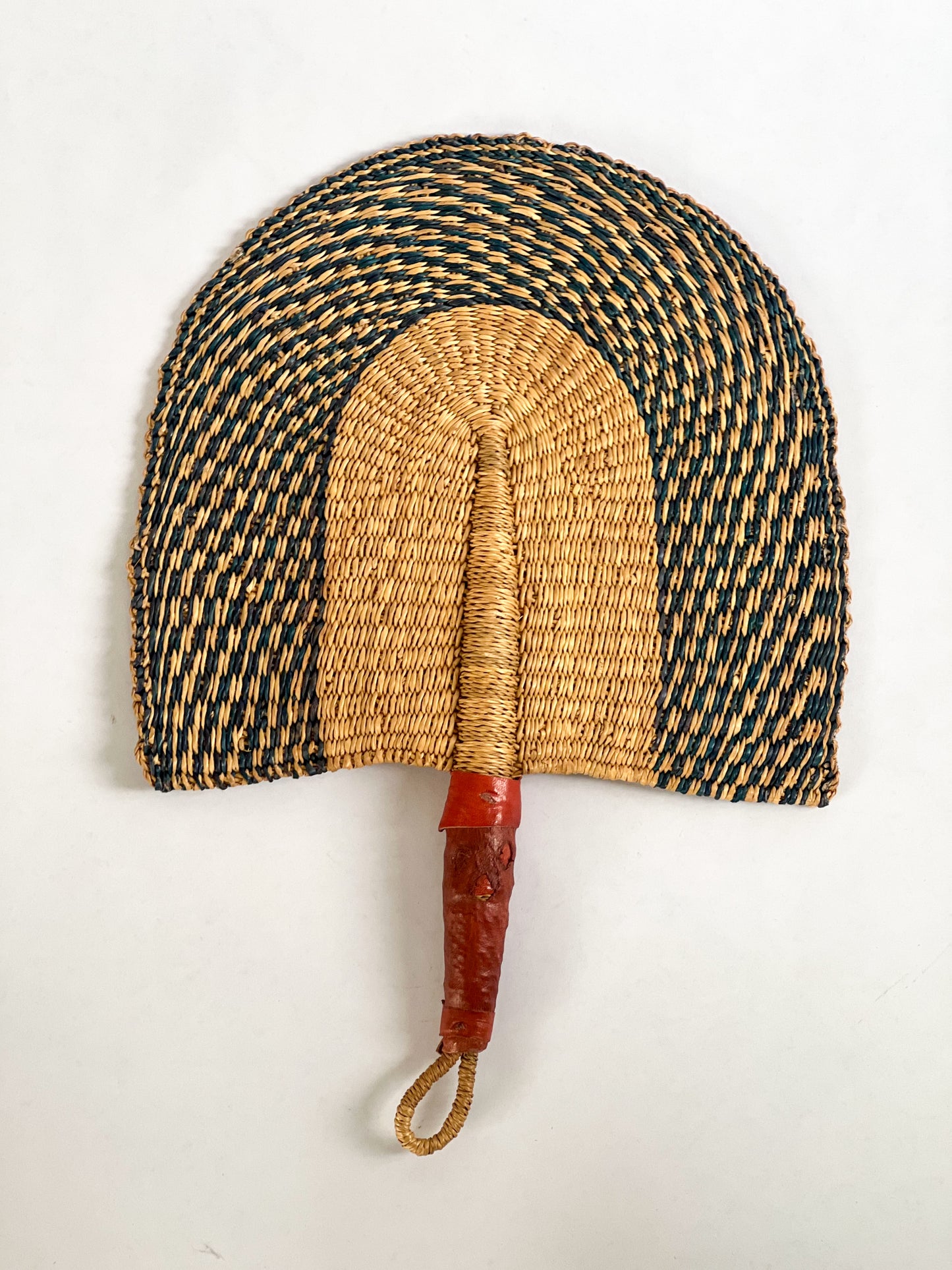“Dune” Hand Woven Fan