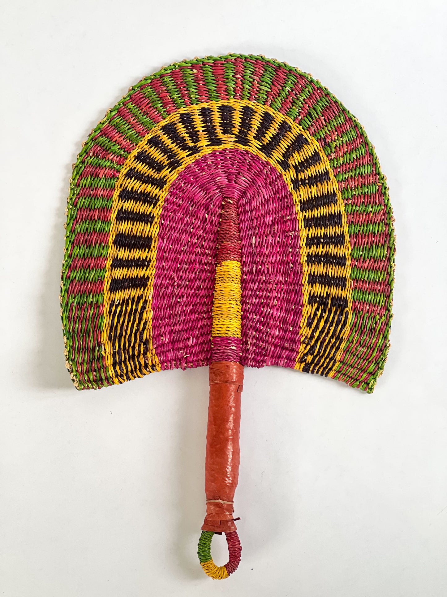“Sunset” Hand Woven Fan