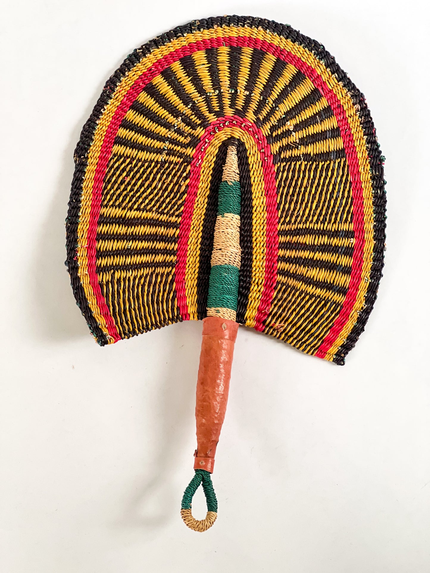 “Heart of Africa” Hand Woven Fan