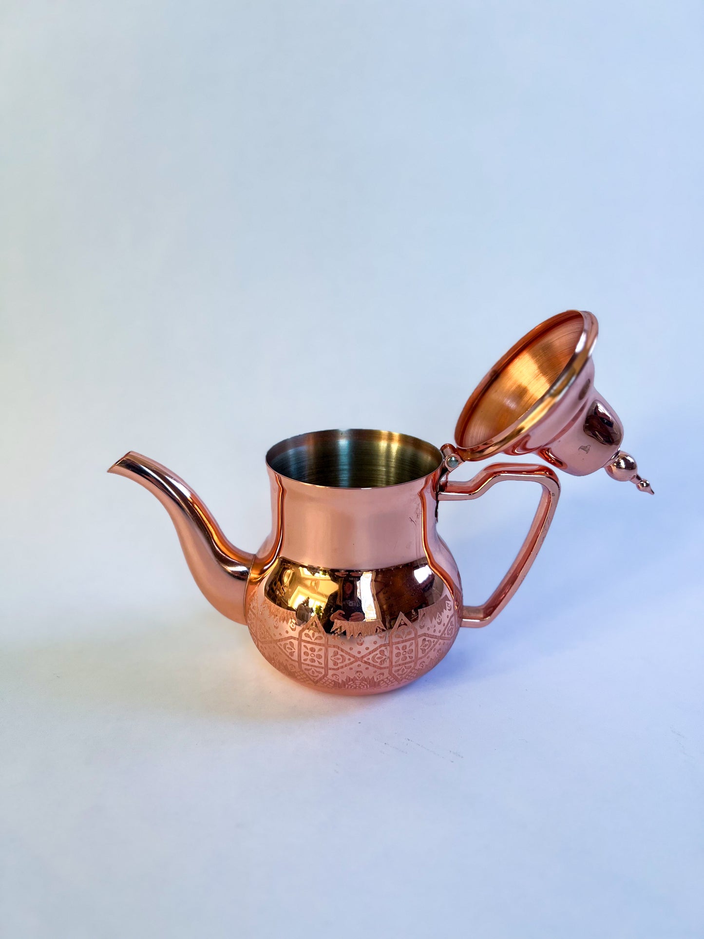 Rose Gold Moroccan Teapot