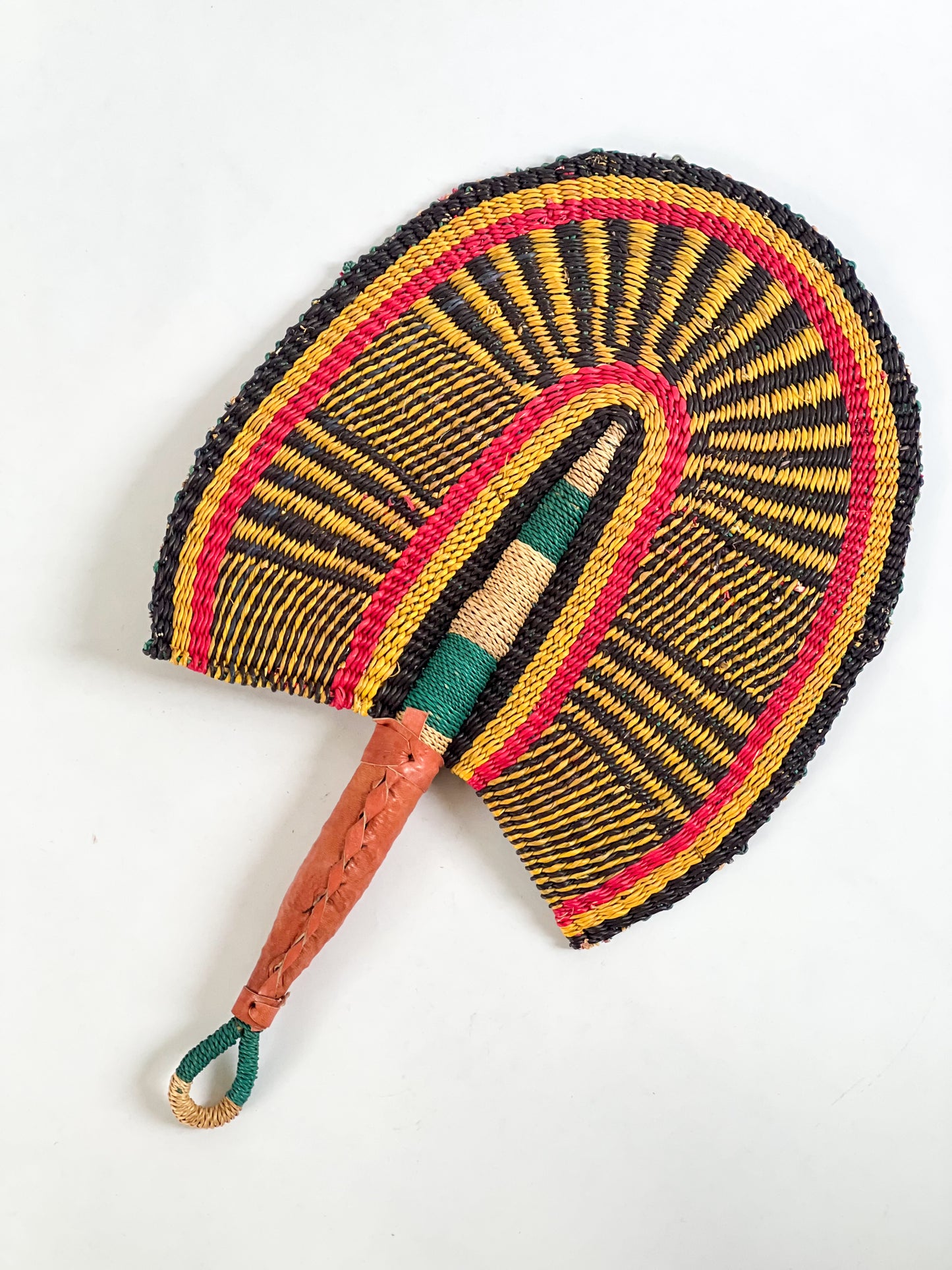 “Heart of Africa” Hand Woven Fan