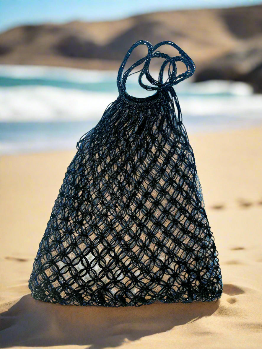 Beach bag, tote bag, moroccan bag, woven, handmade, crochet