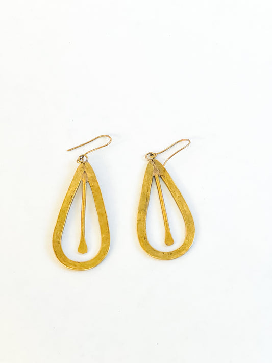 Brass Moroccan Earrings