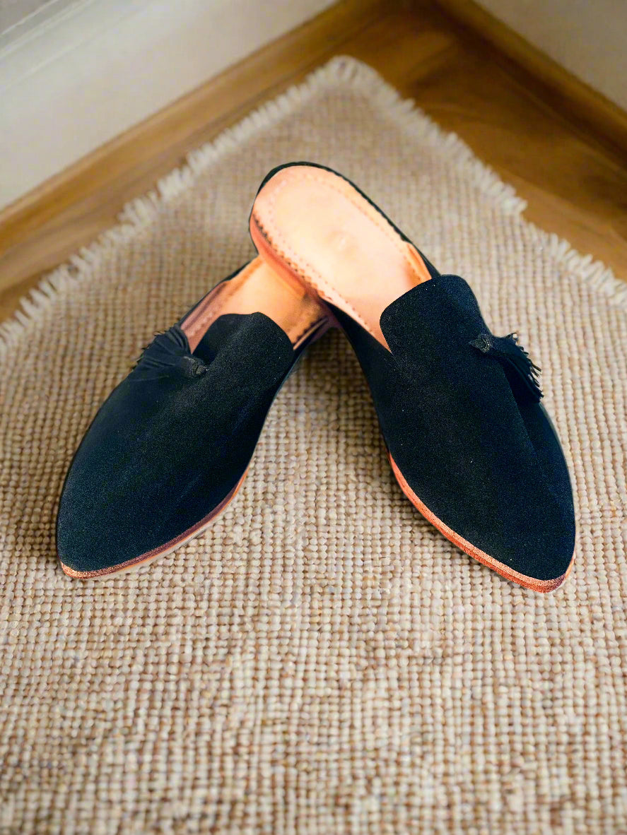 Suede loafers, Moroccan, tassels